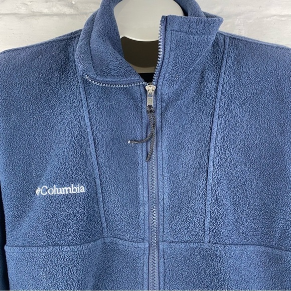COLUMBIA ZIP UP FLEECE SWEATER SIZE L man - Picture 2 of 8